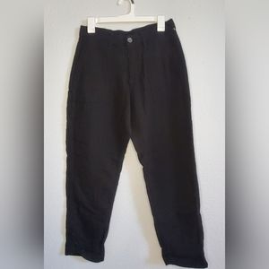 Old Navy Black Linen Pants